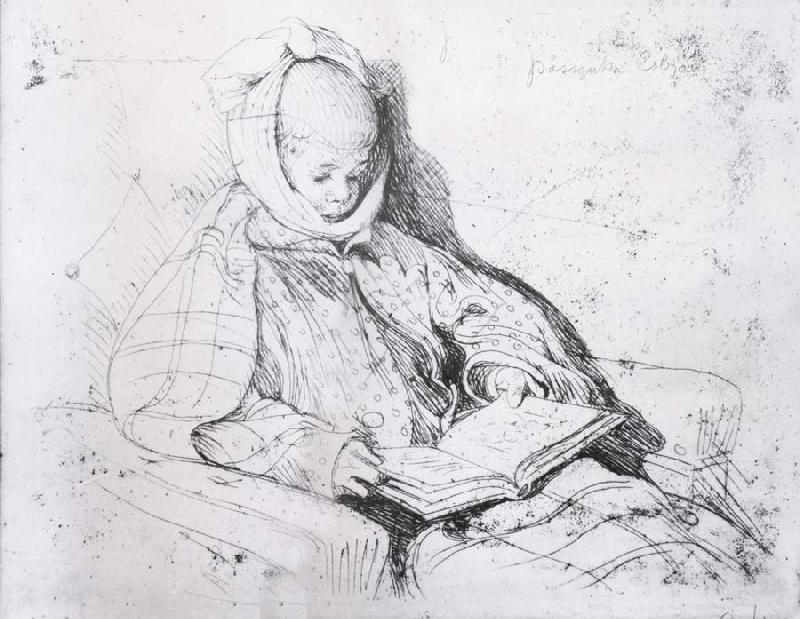 Carl Larsson Mumps Etching